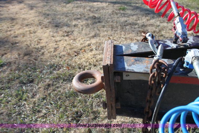 image for item D1300 2014 shop built sprayer trailer