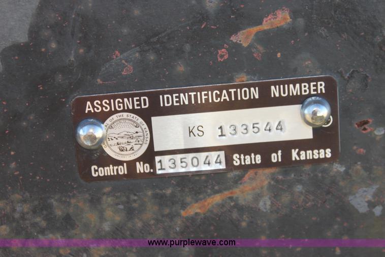 image for item D1300 2014 shop built sprayer trailer