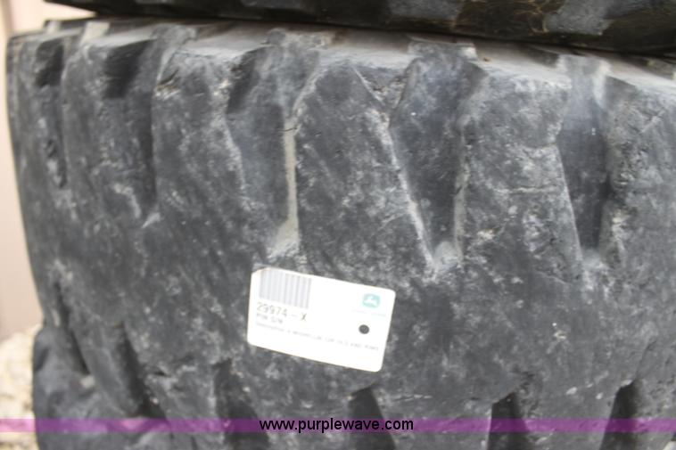 image for item D1307 (4) Michelin 12R16.5 tires and wheels