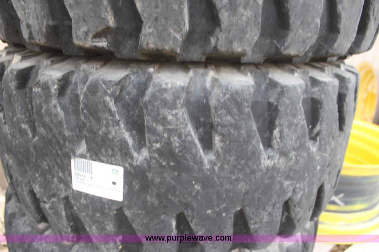 image for item D1307 (4) Michelin 12R16.5 tires and wheels