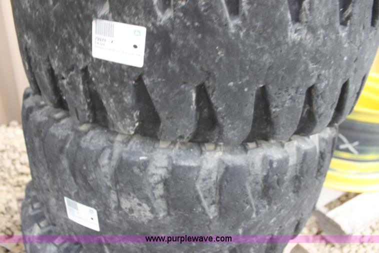 image for item D1307 (4) Michelin 12R16.5 tires and wheels