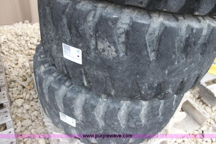 image for item D1307 (4) Michelin 12R16.5 tires and wheels