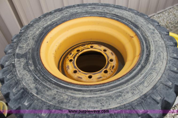 image for item D1307 (4) Michelin 12R16.5 tires and wheels