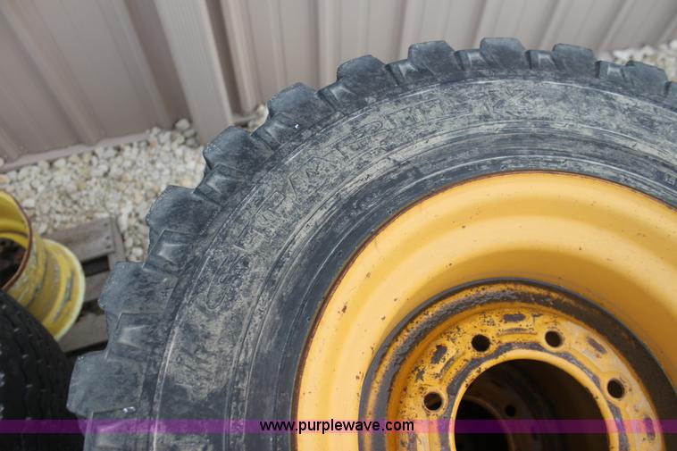 image for item D1307 (4) Michelin 12R16.5 tires and wheels