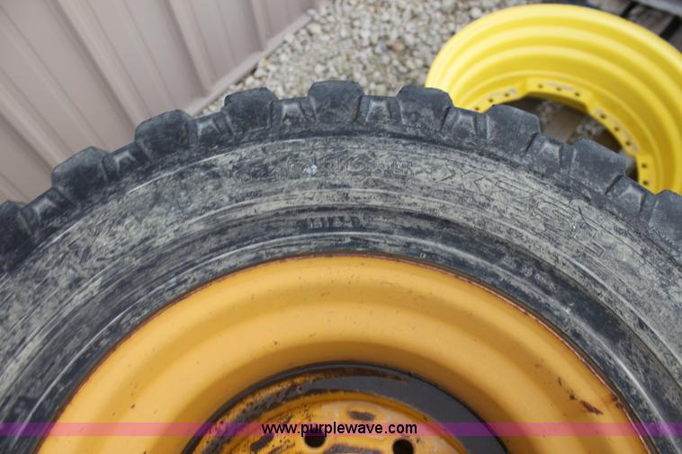 image for item D1307 (4) Michelin 12R16.5 tires and wheels