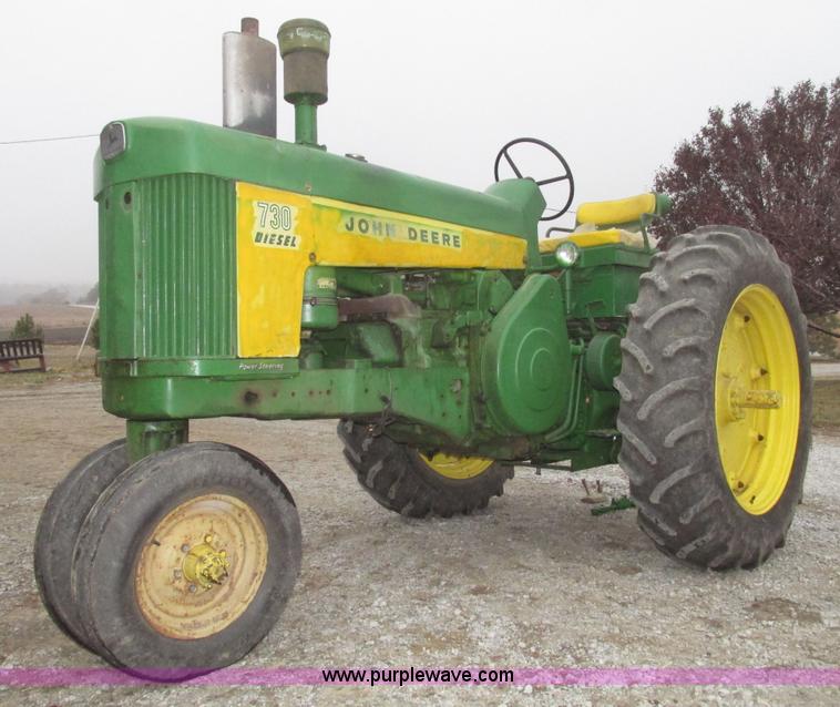 image for item G9859 1958 John Deere 730 row crop tractor