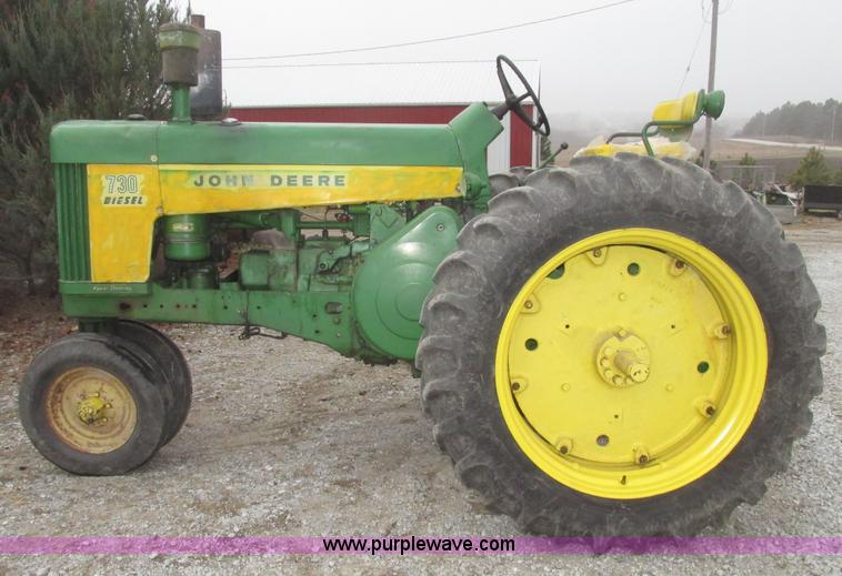 image for item G9859 1958 John Deere 730 row crop tractor