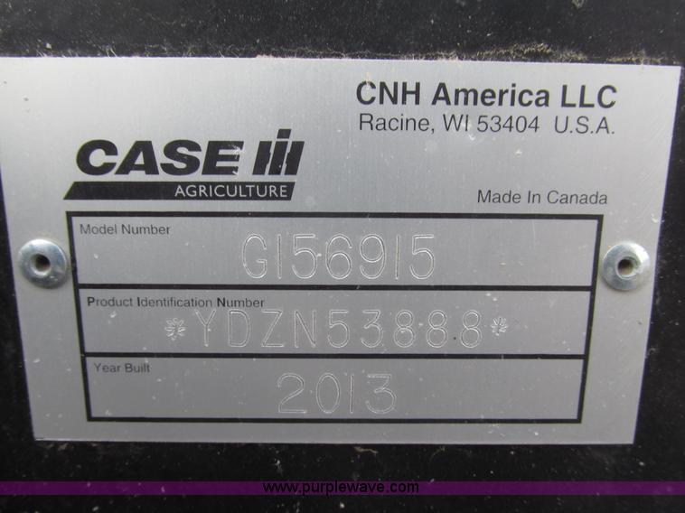 image for item G9860 2013 Case IH 2162 draper head