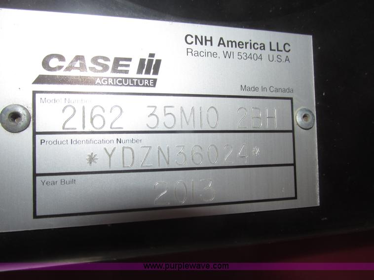 image for item G9860 2013 Case IH 2162 draper head
