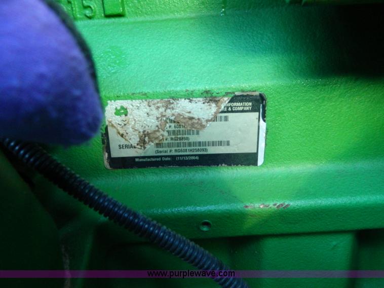 image for item H2307 2005 John Deere 9760 STS combine