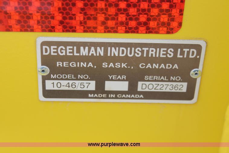 image for item H5990 2012 Degelman 10-46/57 four-way dozer blade