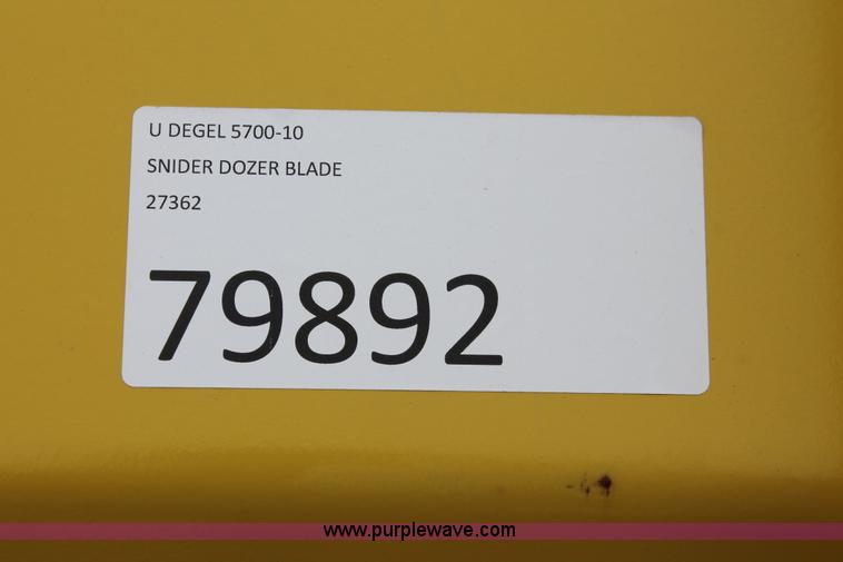 image for item H5990 2012 Degelman 10-46/57 four-way dozer blade