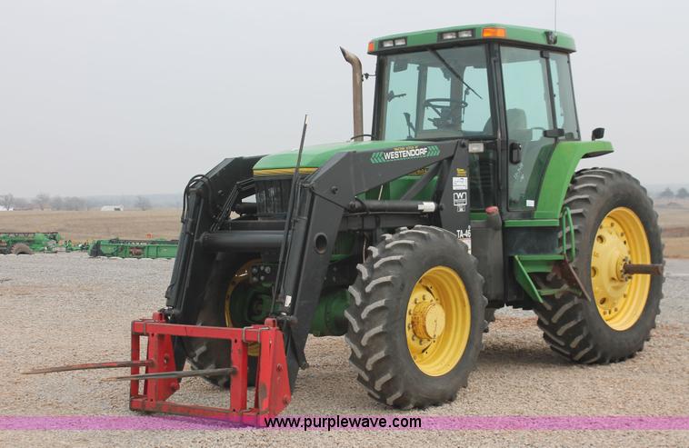 image for item H5991 1994 John Deere 7800 MFWD tractor