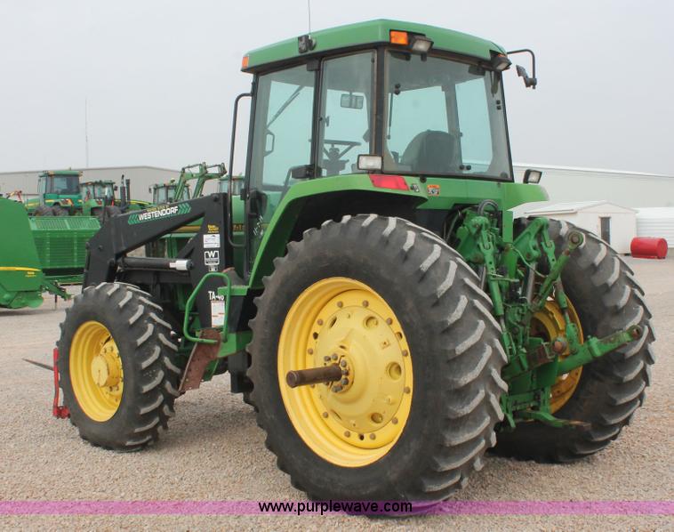 image for item H5991 1994 John Deere 7800 MFWD tractor
