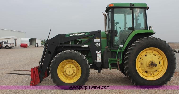 image for item H5991 1994 John Deere 7800 MFWD tractor