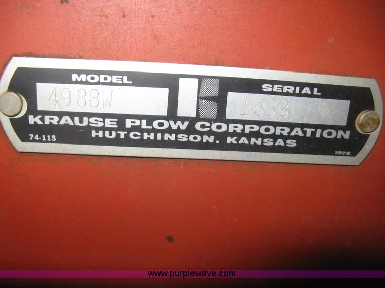 image for item H9288 Krause 4990 folding disk