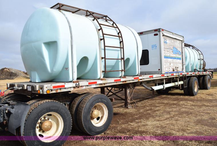 image for item I8603 1981 Dorsey flatbed tender trailer