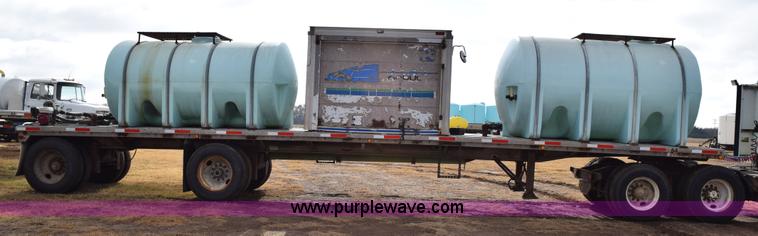 image for item I8603 1981 Dorsey flatbed tender trailer