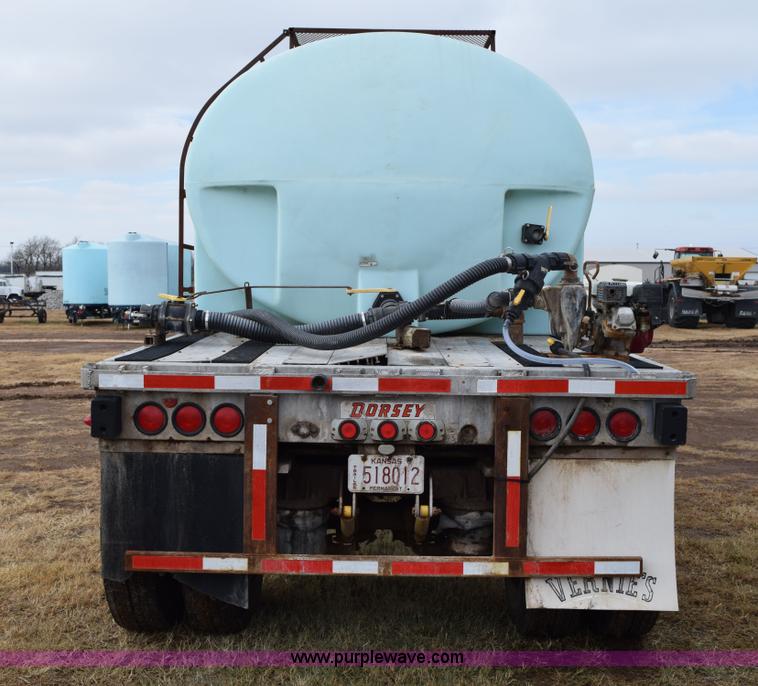 image for item I8603 1981 Dorsey flatbed tender trailer