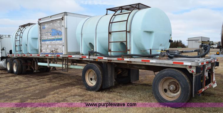 image for item I8603 1981 Dorsey flatbed tender trailer