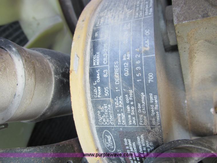 image for item I8833 1996 Ford L8000 floater fertilizer truck