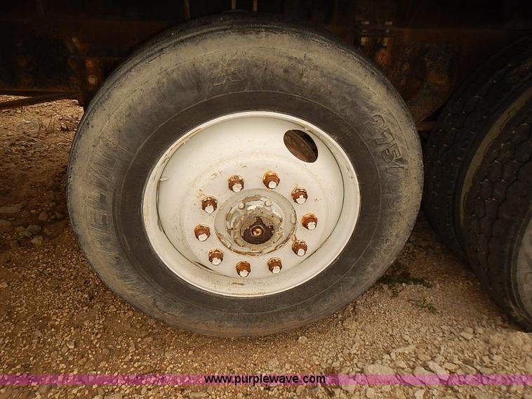 image for item J3092 1975 Chevrolet flatbed truck with crane