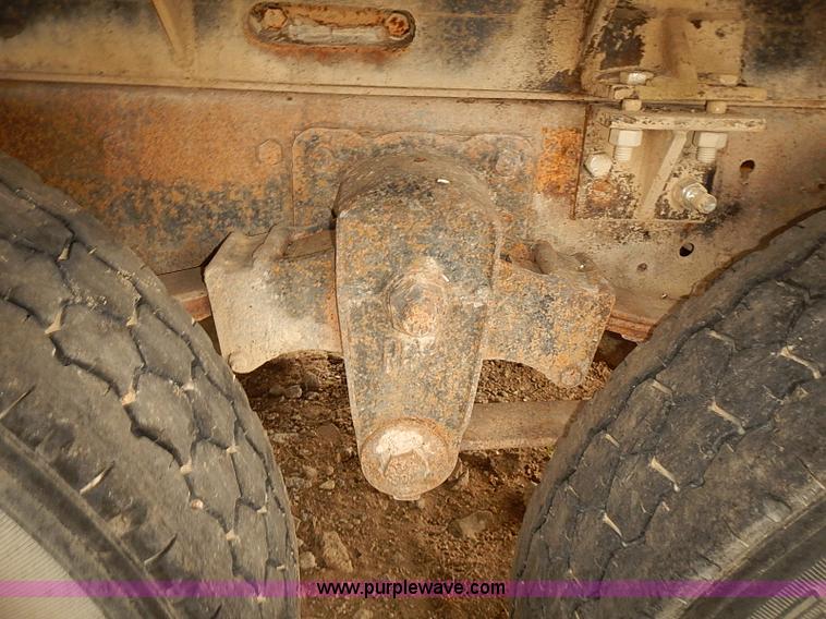 image for item J3092 1975 Chevrolet flatbed truck with crane