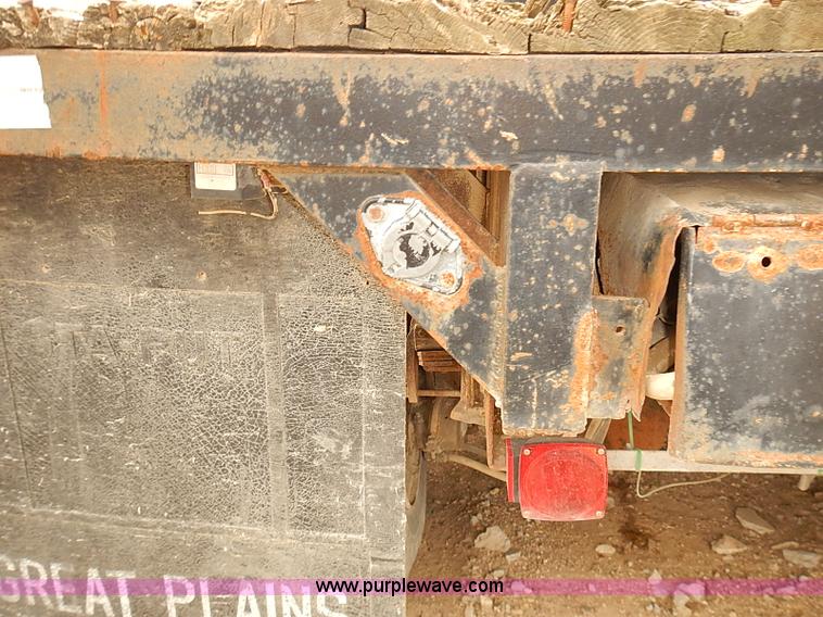 image for item J3092 1975 Chevrolet flatbed truck with crane