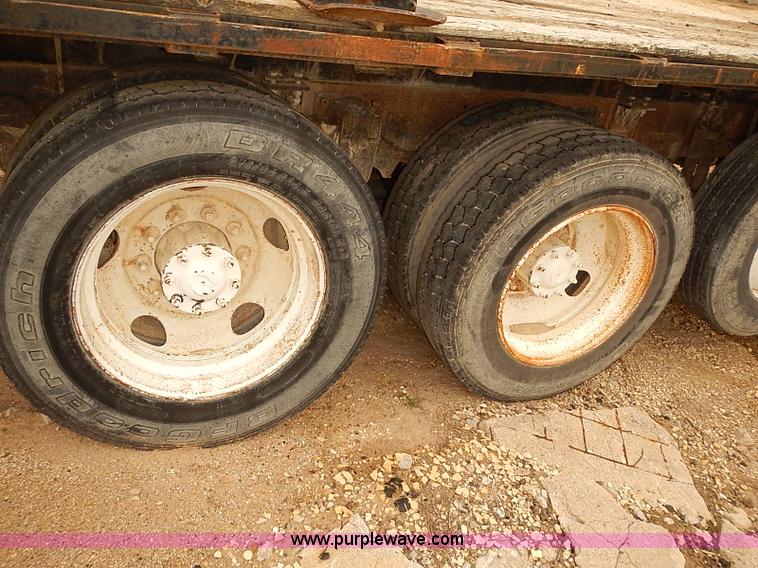 image for item J3092 1975 Chevrolet flatbed truck with crane