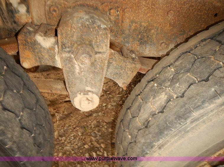 image for item J3092 1975 Chevrolet flatbed truck with crane