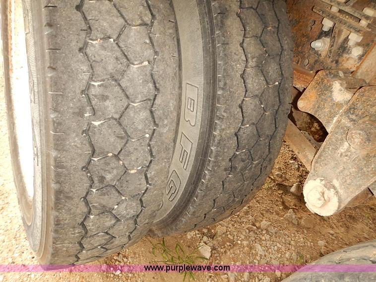 image for item J3092 1975 Chevrolet flatbed truck with crane