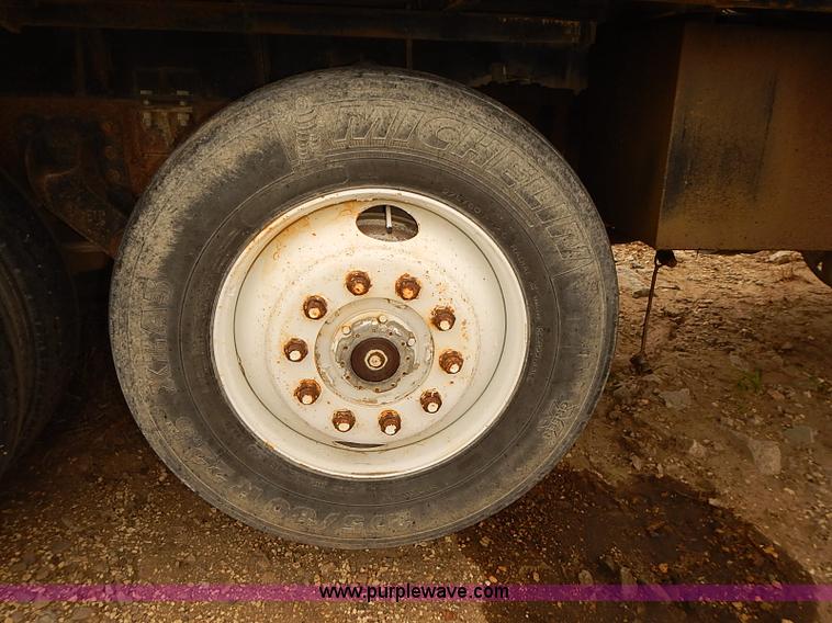 image for item J3092 1975 Chevrolet flatbed truck with crane