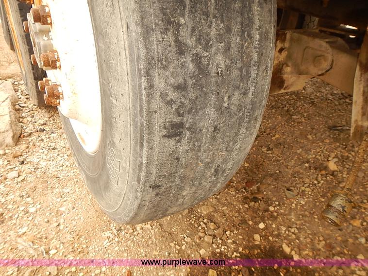 image for item J3092 1975 Chevrolet flatbed truck with crane