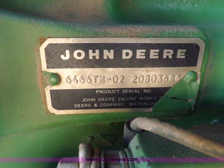 image for item K3034 1982 John Deere 7720 Turbo combine