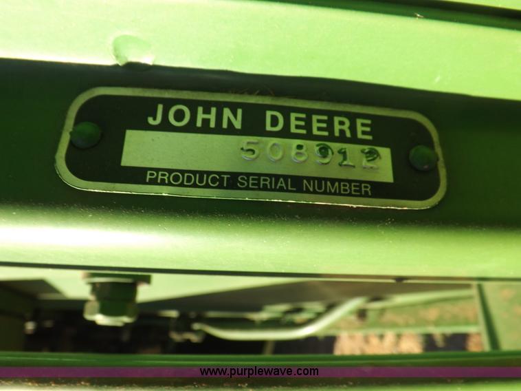 image for item K3034 1982 John Deere 7720 Turbo combine