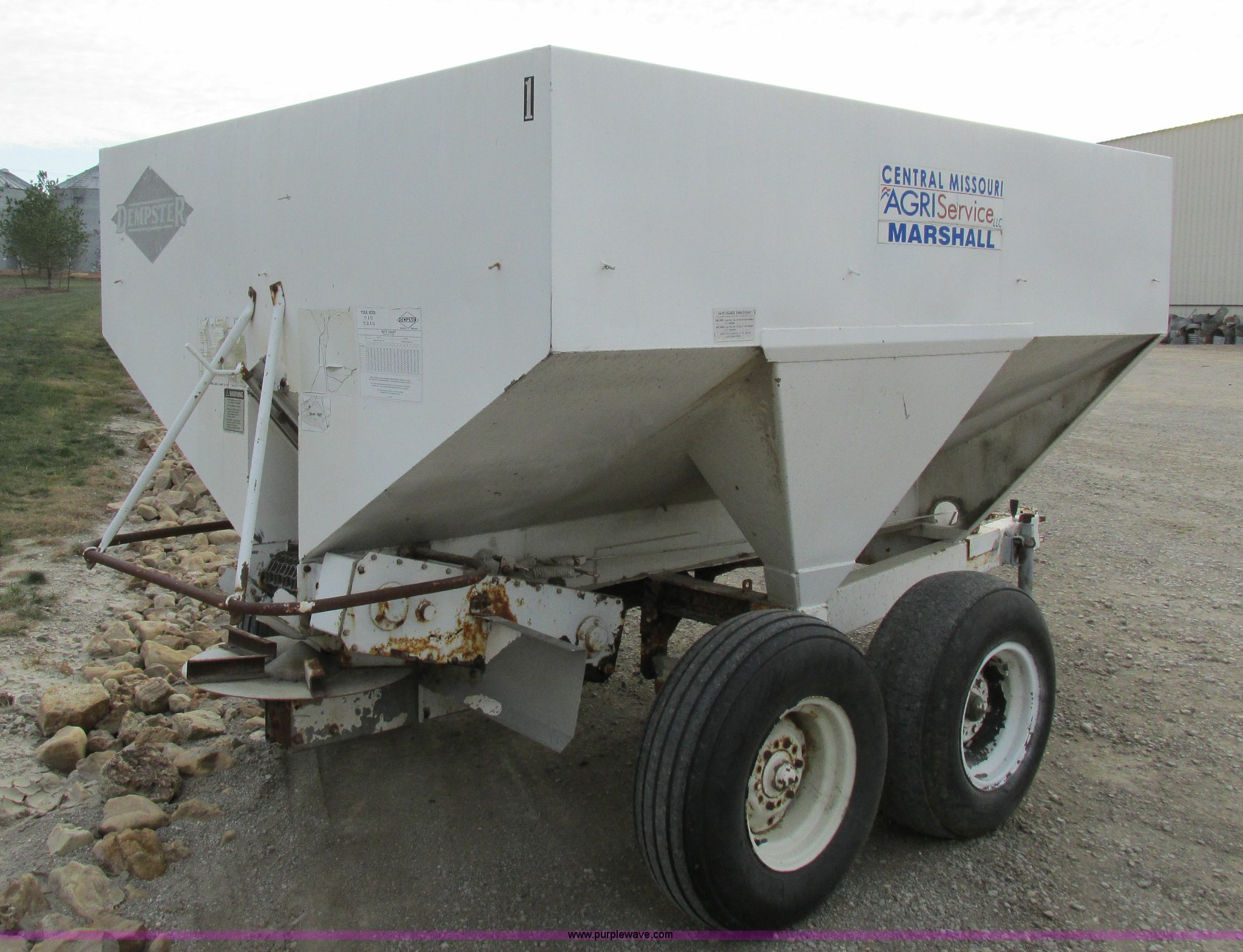 Dempster fertilizer spreader buggy in Marshall, MO Item I8851 sold