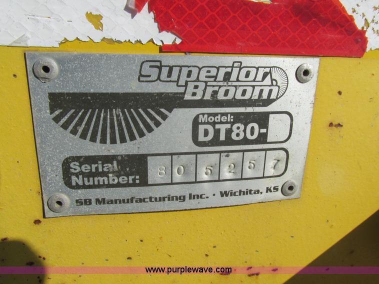 image for item AW9805 2005 Superior DT80J broom
