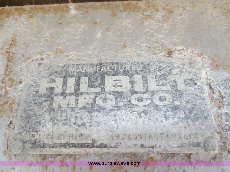 image for item D2220 1985 Hilbilt 24' end dump trailer