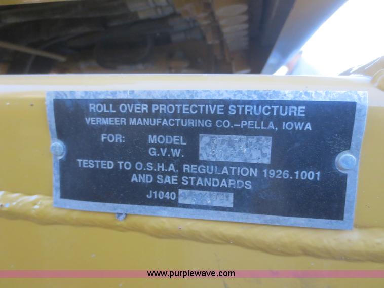 image for item D2223 2006 Vermeer RT1250 rock saw