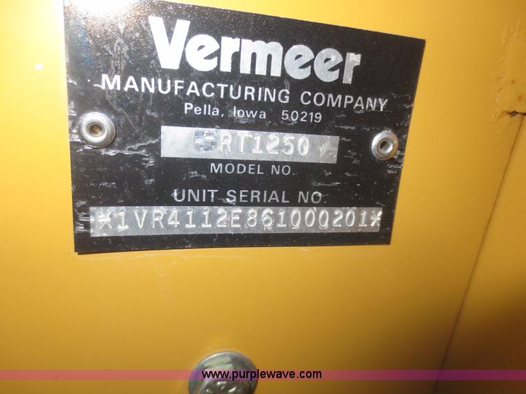 image for item D2223 2006 Vermeer RT1250 rock saw