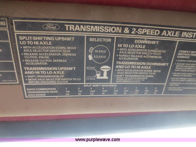 image for item D2229 1987 Ford F700 dump truck