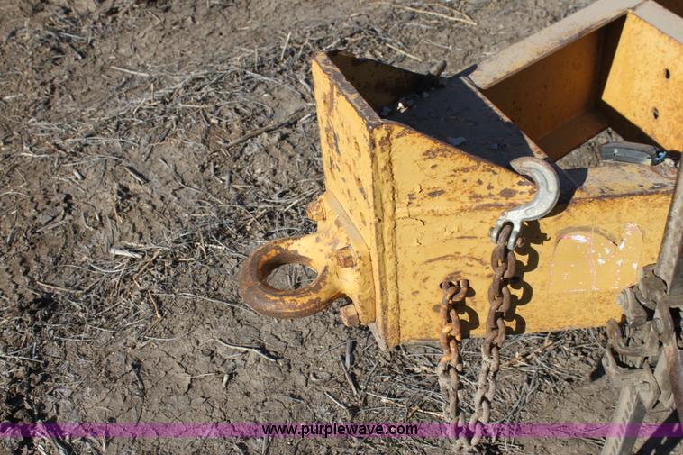 image for item F3391 1992 Belshe flatbed equipment trailer