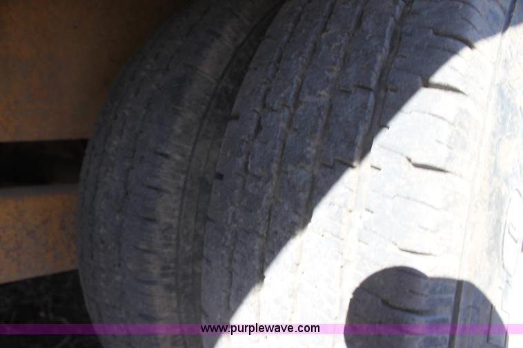 image for item F3391 1992 Belshe flatbed equipment trailer