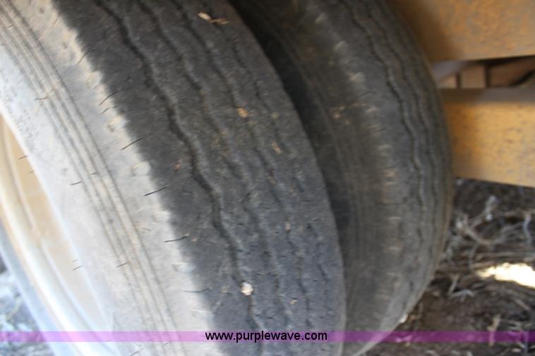 image for item F3391 1992 Belshe flatbed equipment trailer