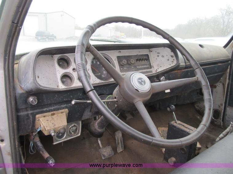 image for item F8893 1977 Dodge 500 flatbed truck