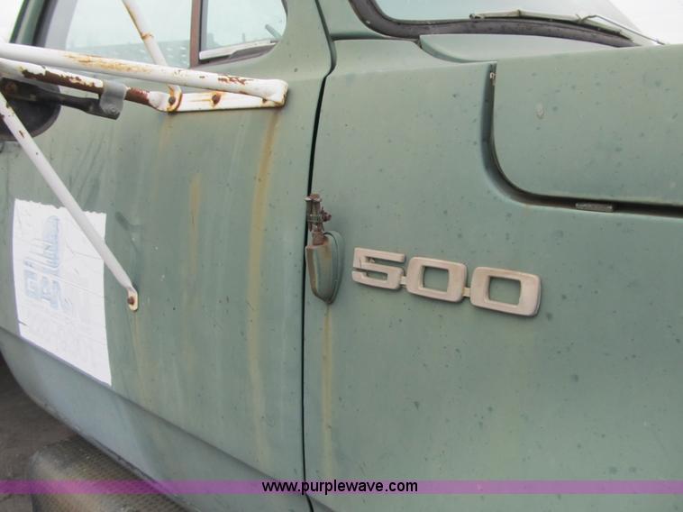 image for item F8893 1977 Dodge 500 flatbed truck