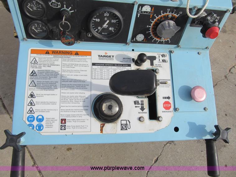 image for item F8906 2001 Target 265 Pro 35 III walk-behind concrete saw