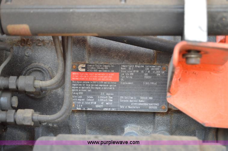 image for item F8916 2007 Snorkel TB80 boom lift