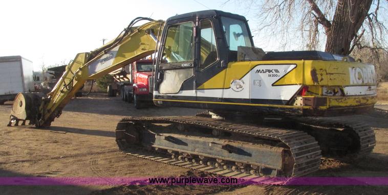 image for item G9858 1992 Kobelco SK200LC Mark III excavator