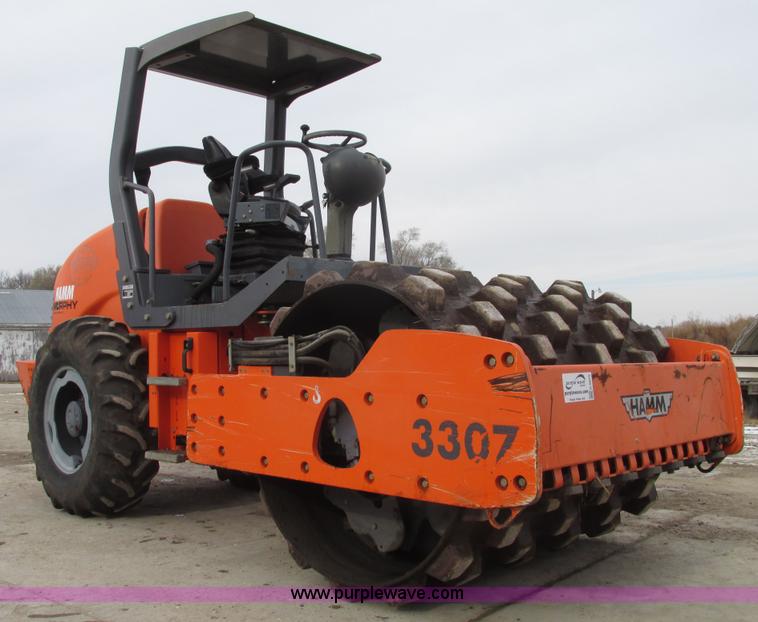 image for item G9879 2004 Hamm 3307P articulated pad foot roller